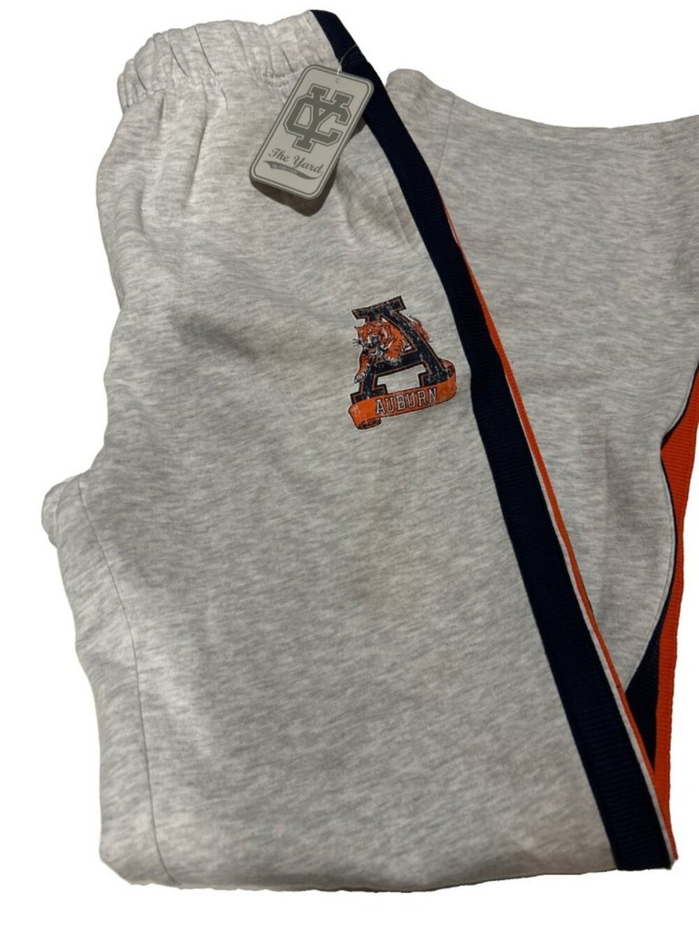 NEW Auburn Tigers The Yard Gray Wide leg Sweatpants Women's Small